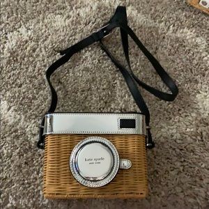 Kate Spade mini wicker satchel